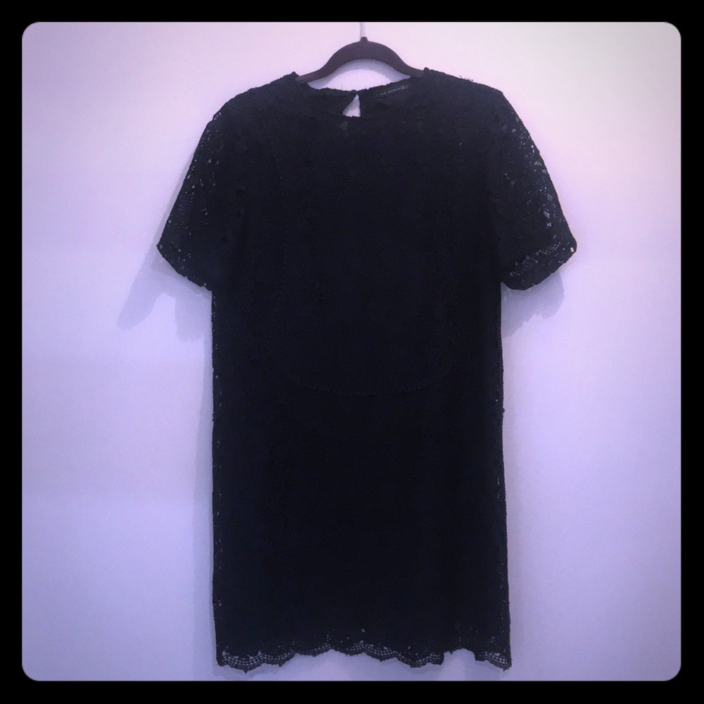 Zara Navy Blue Shift Dress